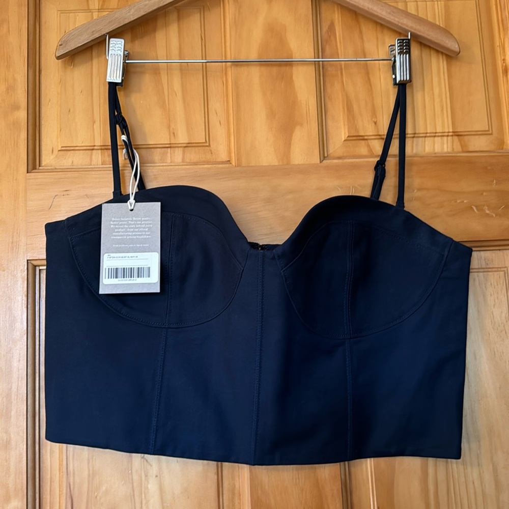 Everlane Navy Bustier 16